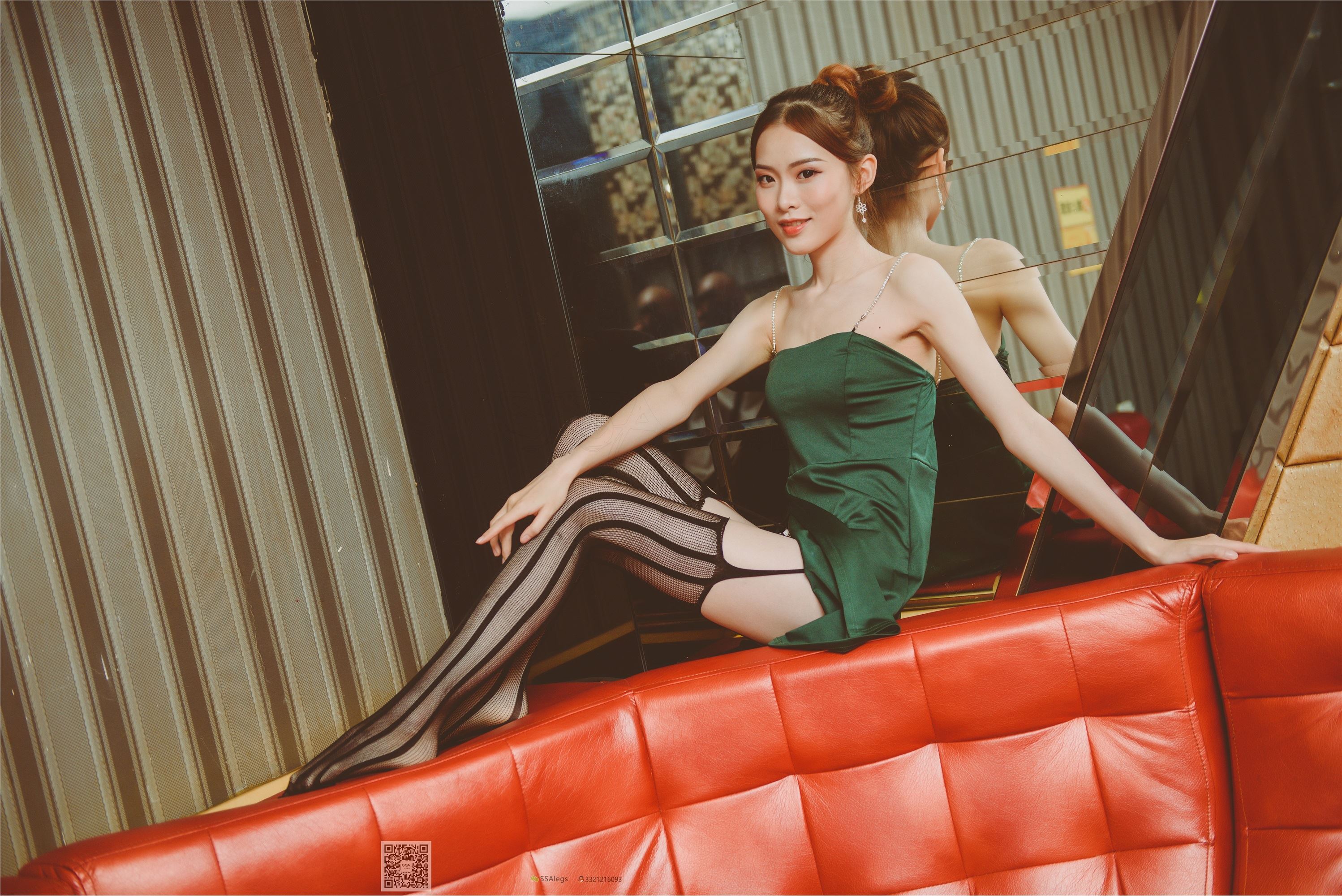 SSA丝社 NO.019 琪琪 KTV骨感网袜美女